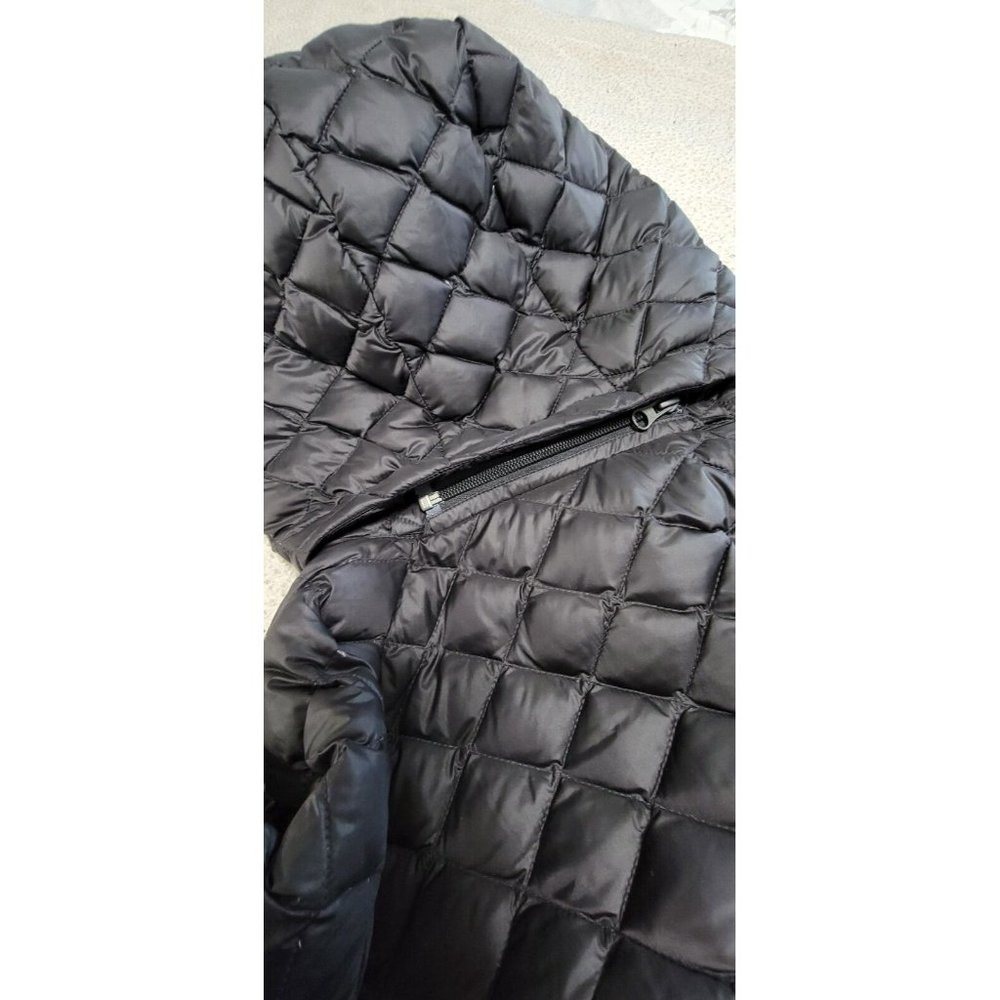 The North Face Women Black Quilted Hooded Jacket Full Zip Down Filled Size Small - Picture 11 of 16
